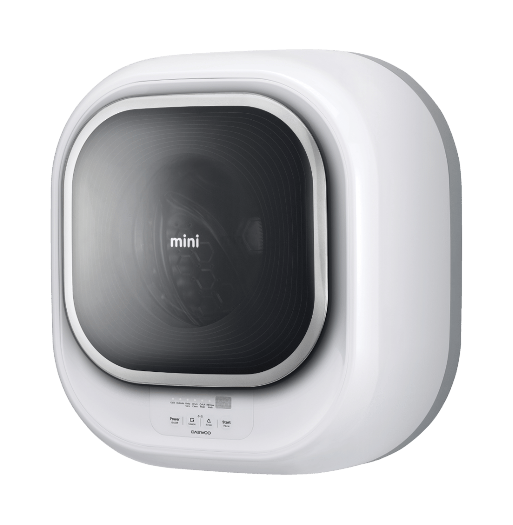 Introducing the Daewoo 2kg Wall Mountable Mini Washing Machine Compact